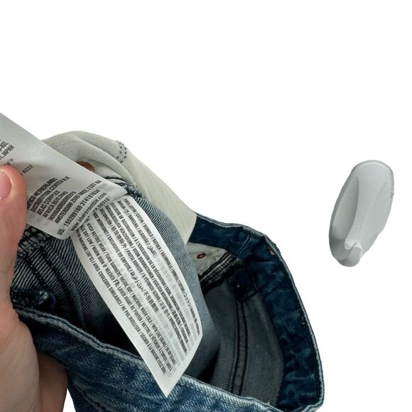 Abercrombie & Fitch High Rise Girlfriend Jeans Distressed High Rise Womens 28 - Picture 10 of 10